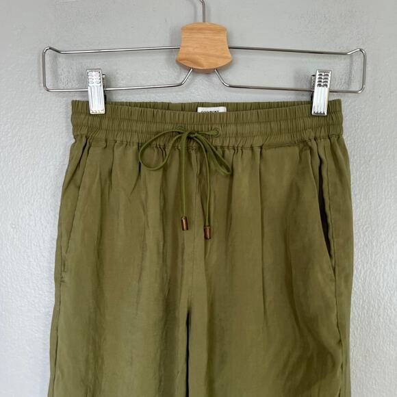 Scotch & Soda Casual Pants Women's Viscose Drawstring Joggers Army Green Size XS - Picture 4 of 14